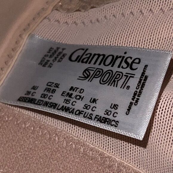 Glamorise Women's Plus Size MagicLift Seamless Sports Bra Wirefree Size 50C - Picture 5 of 6